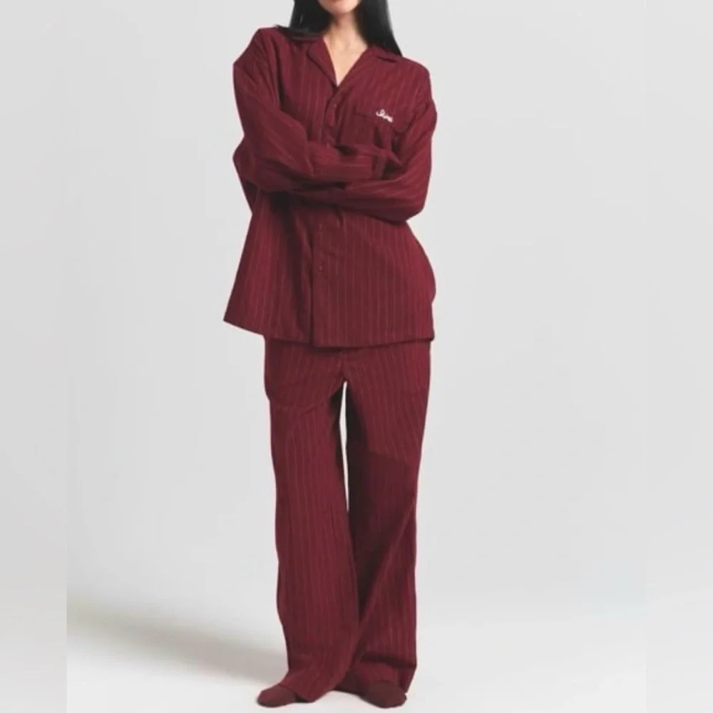 Skims NWT Elevated Flannel PJ Set Size xLarge(oversized)
